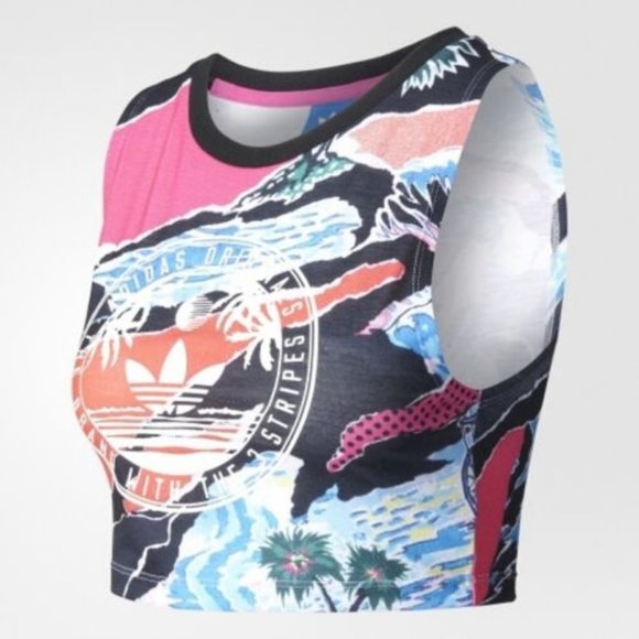 ADIDAS  ORIGINALS Crop Tank Top BJ8133 - Picture 2 of 2